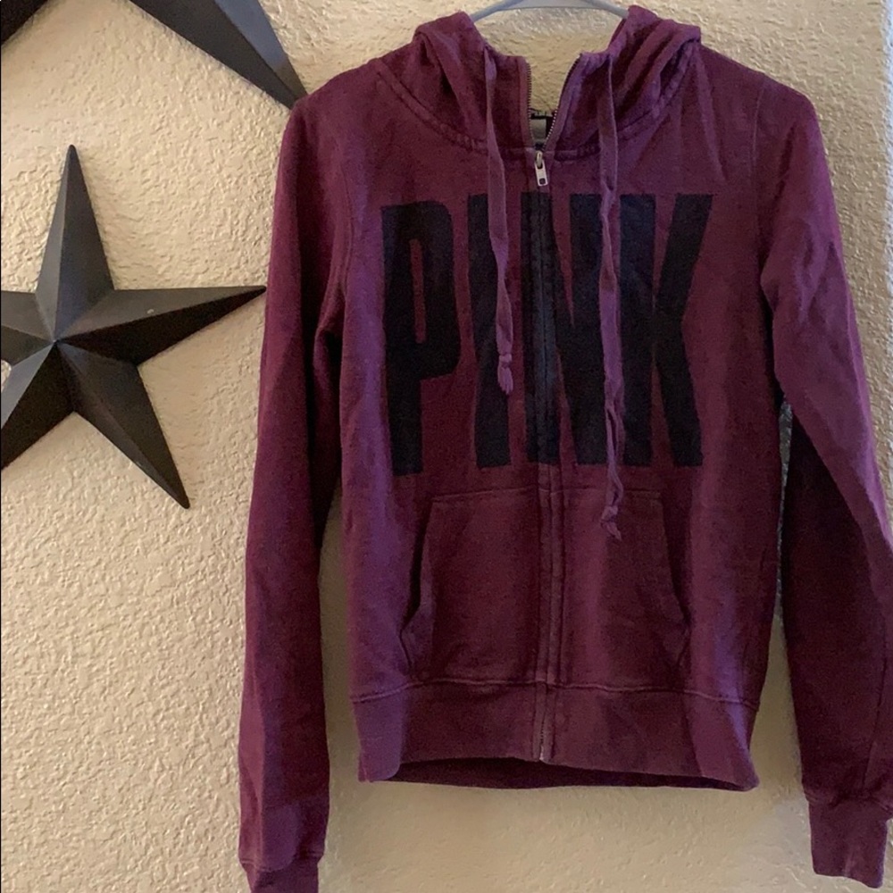 Victoria’s Secret Pink maroon hoodie